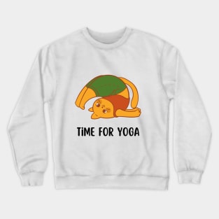 Time for yoga Crewneck Sweatshirt